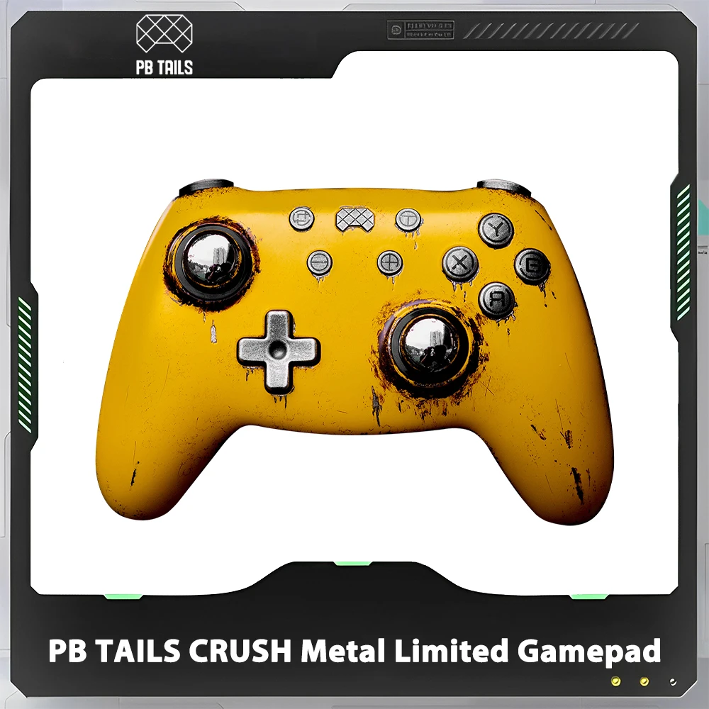 

PB TAILS металлический ограниченный геймпад три режима TMR джойстик Холл триггер RGB беспроводной геймпад Magcase для ПК паровой геймерский подарок