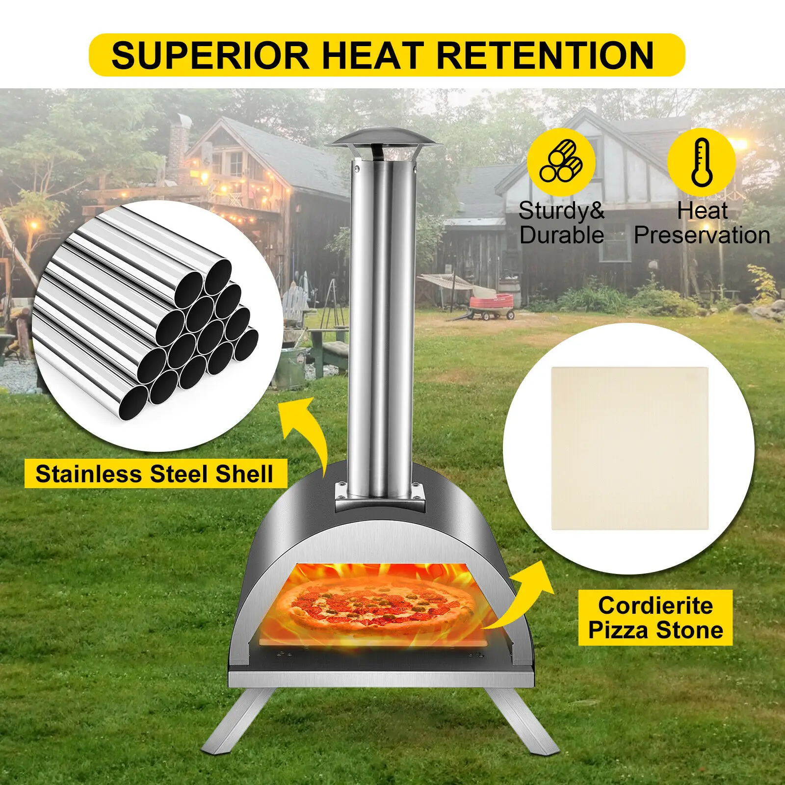 Gas Oven Pizza Outdoor Pizza Oven  Outdoor Wood Fired Pizza Oven 12 