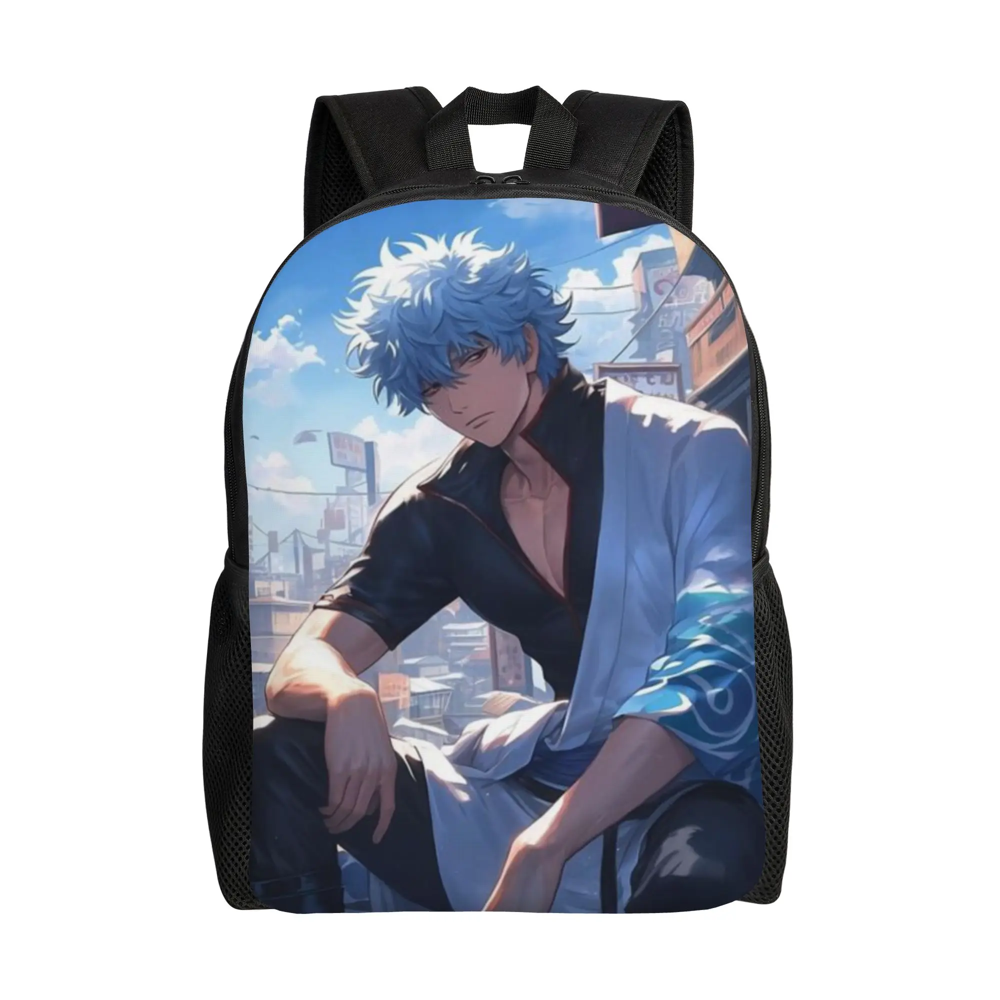 

Back to school season Multi-Function The warrior with silver hair Schoolbag Gintama Teenager Backpack