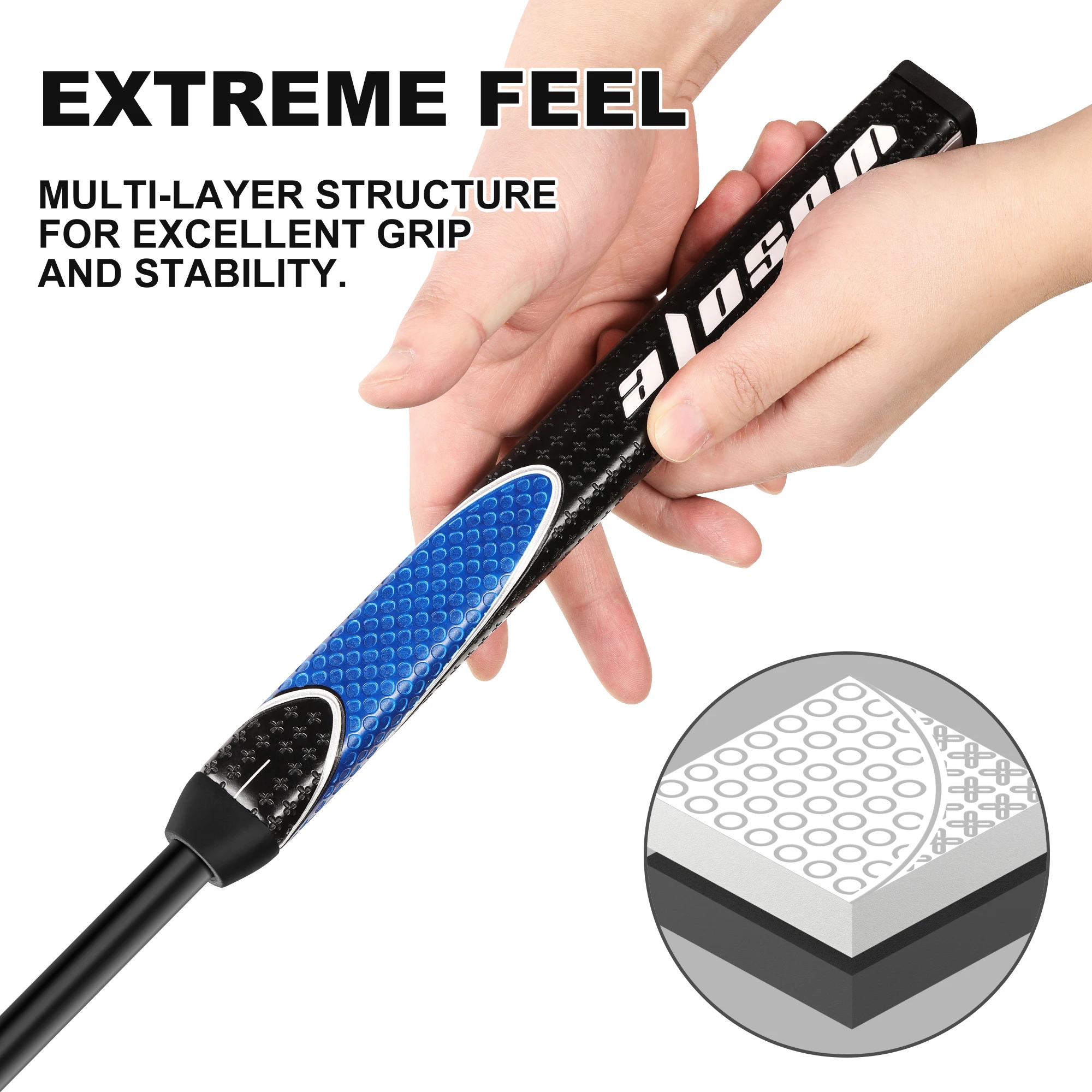 1pc Golf Club Grip, PU Lightweight Grip, Lightweight Putter Grip, Golf Accessories and Best Training Equipment,Putter Grips