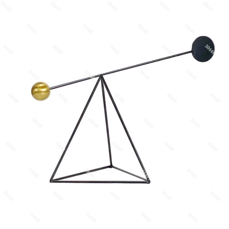 

Nordic Minimalist Modern Iron Geometric Ornament Living Room Study Entrance Art Decoration