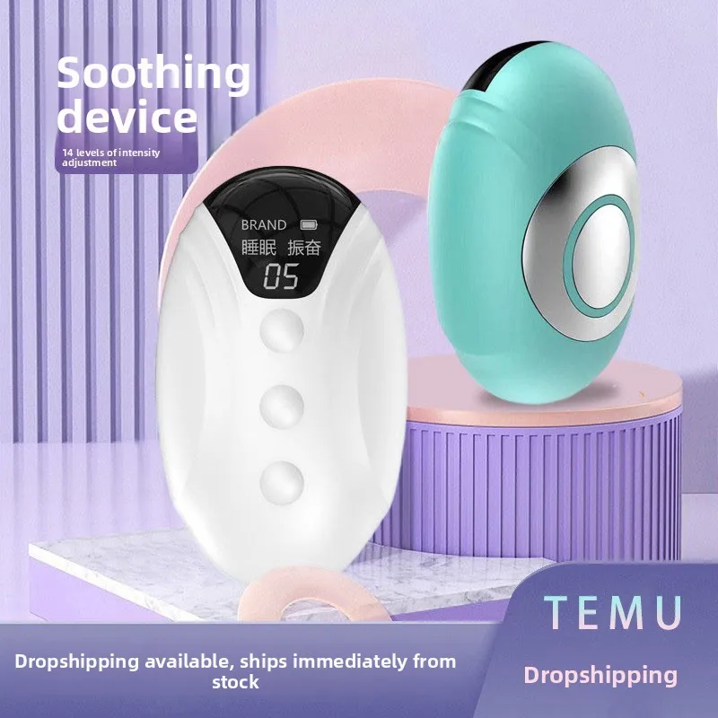 Smart Handheld Sleep Instrument with Microcurrent Technology Portable Fast Falling Asleep Helper for Better Sleep Quality