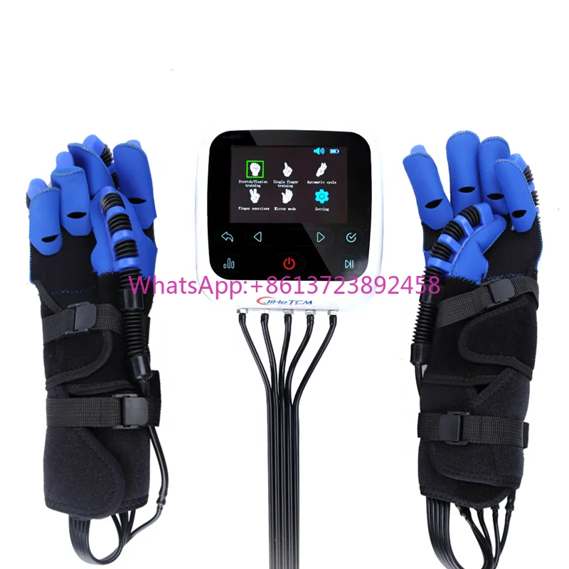 

English Rehabilitation Robot Glove Hand Function Finger Rehabilitation Equipment Physical Therapy for Stroke Hemiplegia Patient