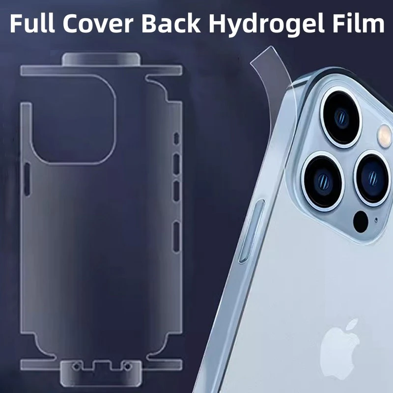 Back Hydrogel Film For iPhone 15 Pro Max 15 Plus 15 16 Pro Max Matte HD Clear Screen Protector 16+ 16 Pro Soft Protective Film