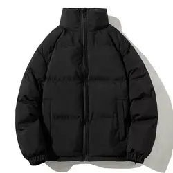 Chaquetas térmicas gruesas de invierno para hombre y mujer, abrigo cálido para parejas, Parkas holgadas de gran tamaño, prendas de vestir, Parka azul y rosa