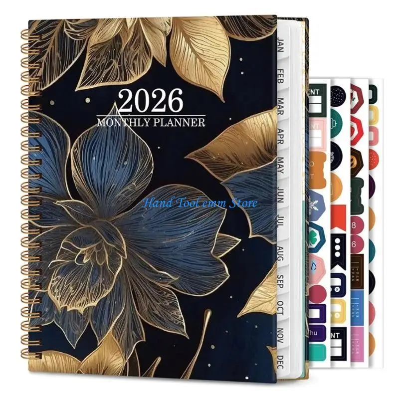 h37f-2026-planificador-flores-organizador-horarios-encuadernacion-doble-bobina-cuaderno-planificador-mensual-para-y