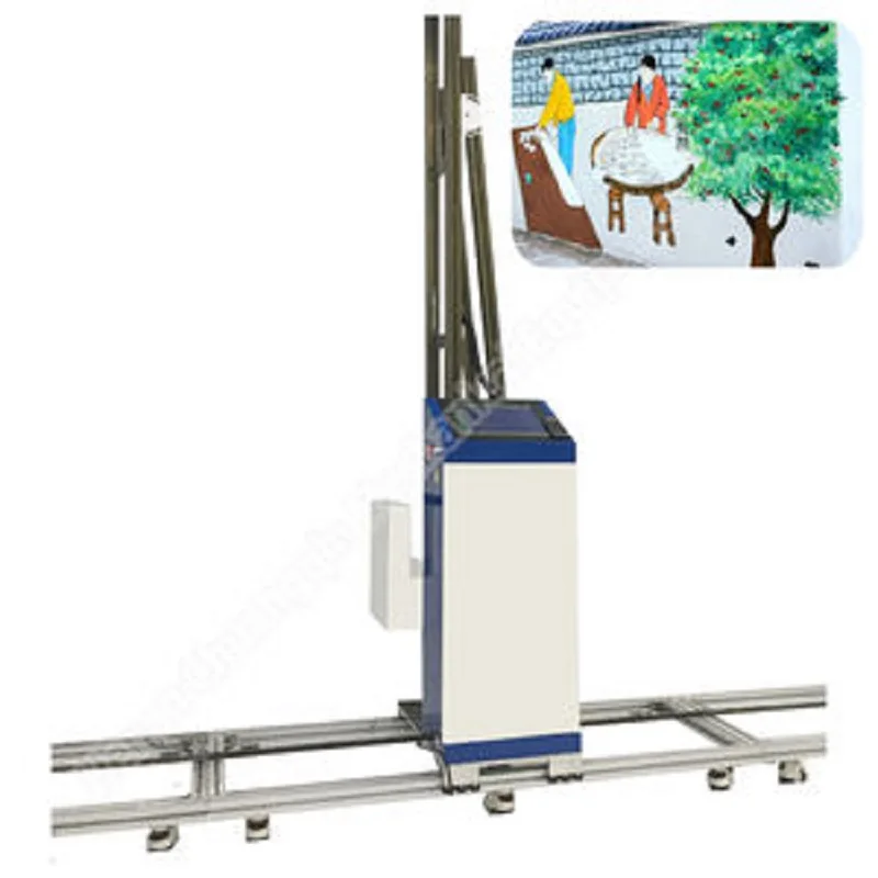 Mural Printing Machine UV 3D Inkjet Wall Printer advertisement painting tool on bricks walls glass ceramic decoration machine