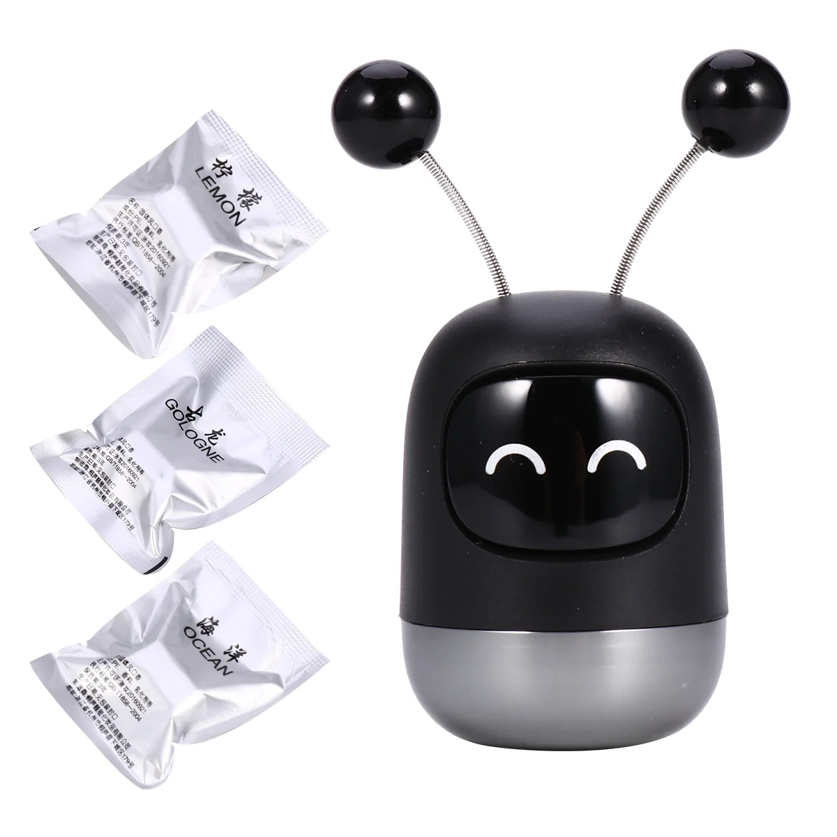 2pcs Robot Shape Creative Air Vent Decorations Aroma Clip Car Perfumes Clip