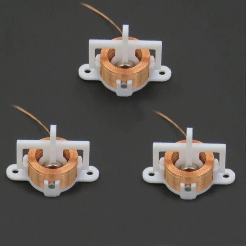 3pcs 0.68g Micro Electromagnetic Servo DIY Airplane Rocker Rudder Indoor Plane Magnetic Coil Actuator for RC Model Plane