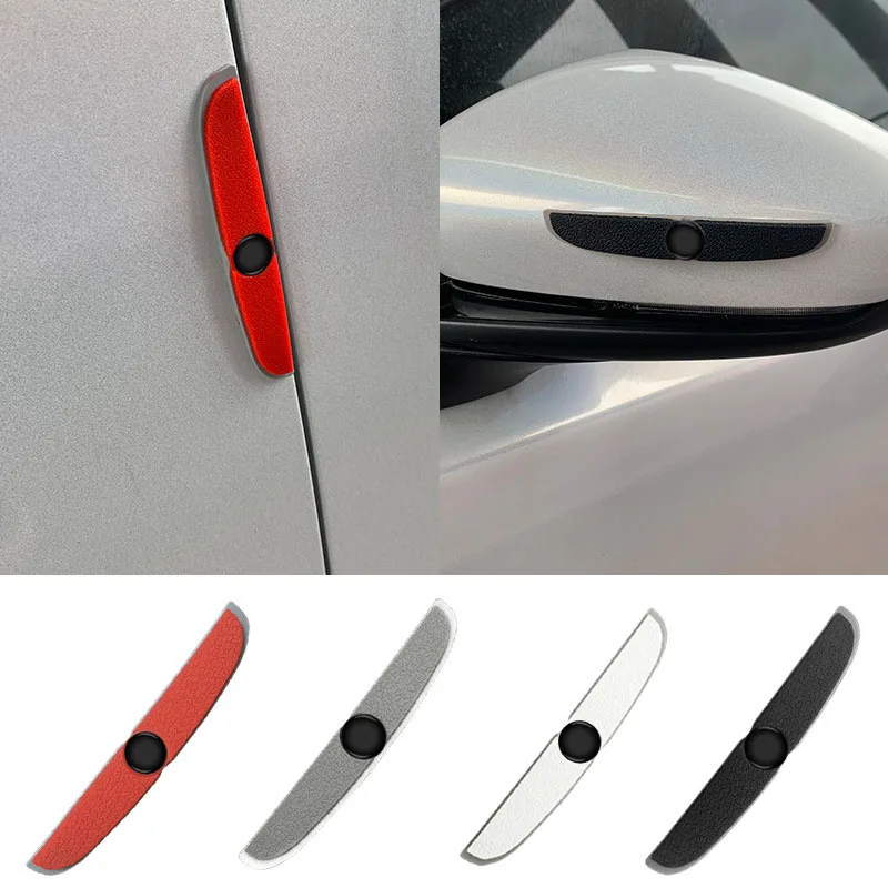 Car Front Rear Bumper Anti-collision Strips For Dacia Logan Mcv 2 Duster Sandero Spring Stepway Lodgy Dokker Pads Accessories