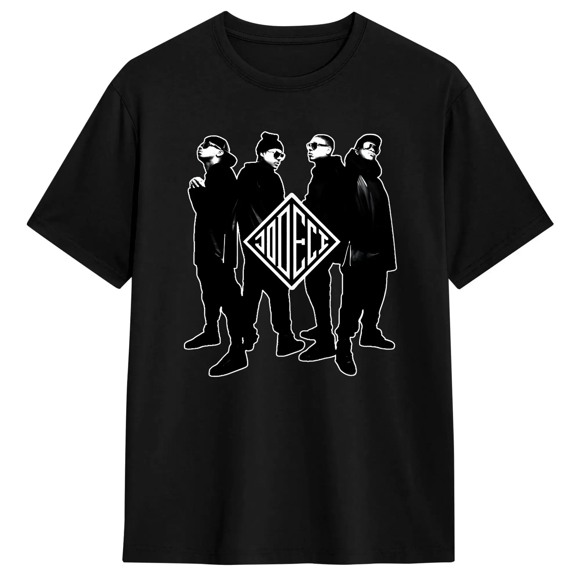 Мужская футболка Jodeci Band, забавная футболка из 100% хлопка, футболка с короткими рукавами, одежда с круглым вырезом, большие размеры