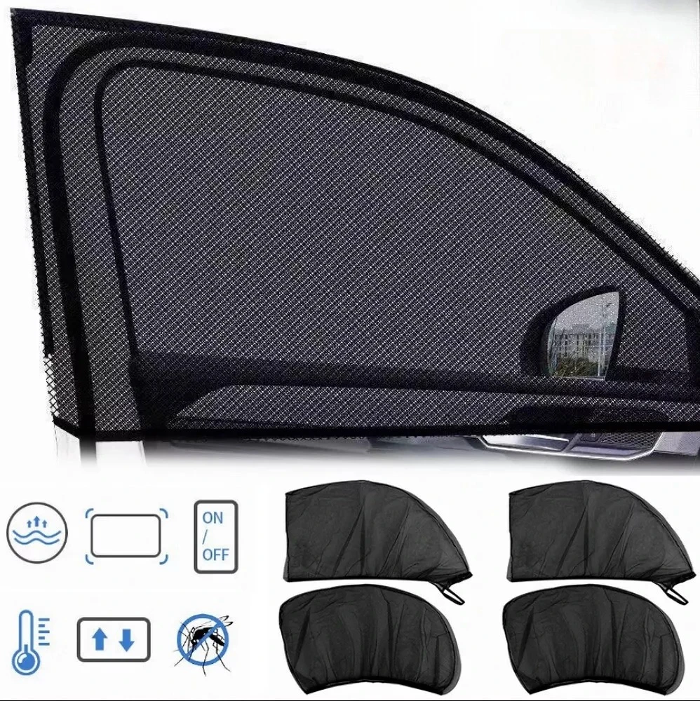 

2pc NEW Mesh Sun Visor Protection Window Films Car Sun Shade Styling Accessories Auto UV Protect Curtain Side Window Sunshade