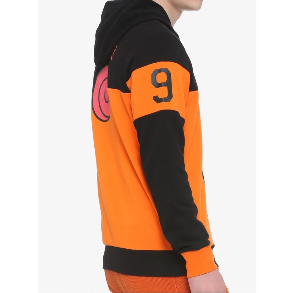 Naruto Shippuden Uzumaki Anime Print Cosplay Zip Up Hoodie for Men Women Kids Soft Comfy Loose Casual Autumn Winter Streetwear
