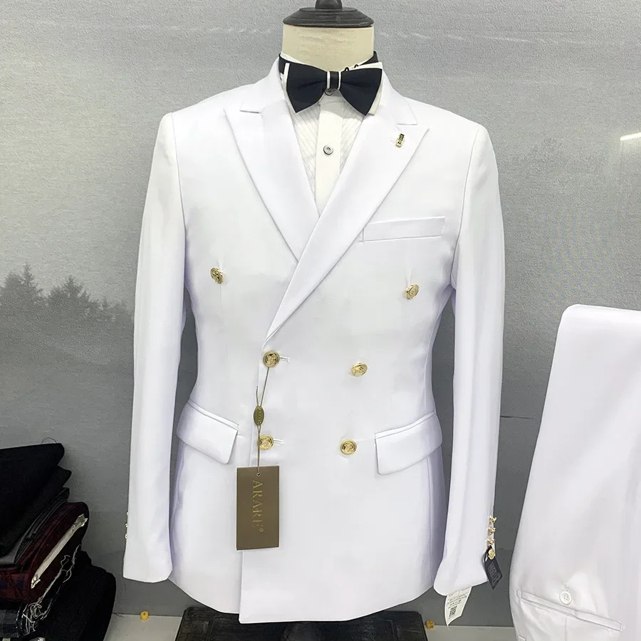 

D3-Suit men's suit middle-aged men's business casual large size suit wedding best man dress