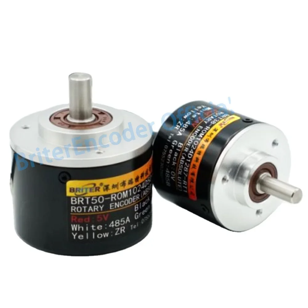 resolution SSI single turn absolute rotary encoder BRT38-SOM1024-RT1 10bit 1024 360 shell 38mm diameter 6mm shaft