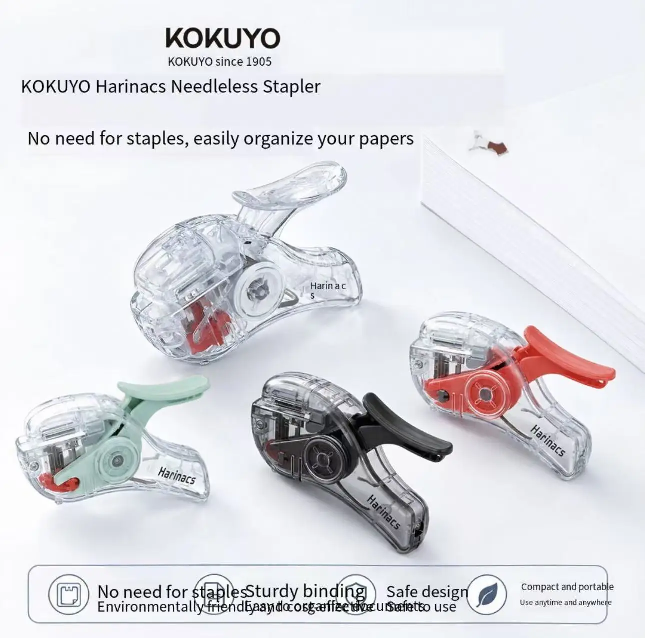 japan-kokuyo-harinacs-needle-free-binding-device-transparent-body-compact-and-portable
