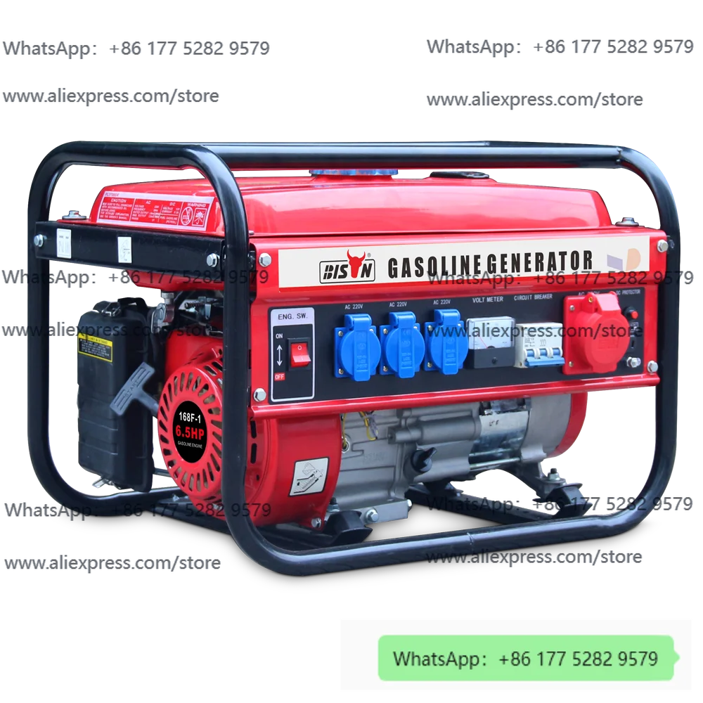 3 kW 3 kVA luftgekühlter Benzin-Haushalts-Stromerzeuger 3000 W - einphasig