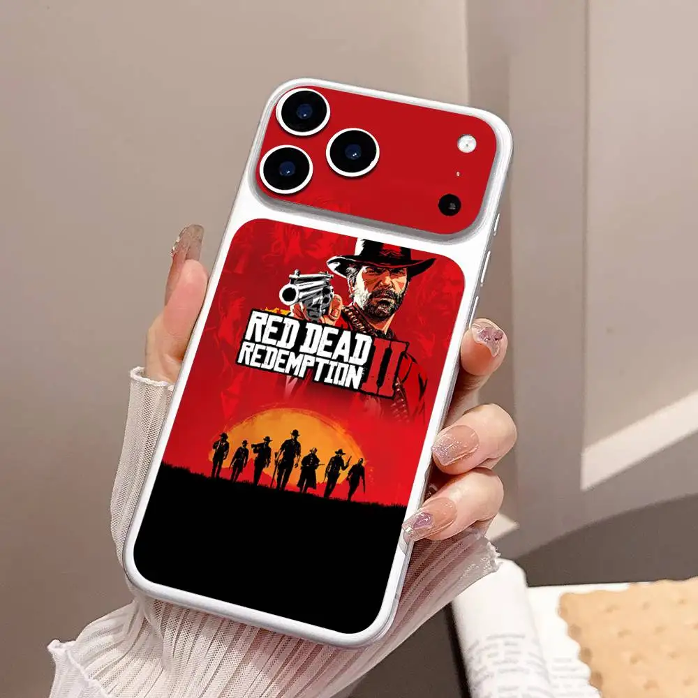 Film de protection anti-rayures Red D-Dead R-Redemption 2 pour l'arrière de l'iPhone 17 Pro et 17 Pro Max