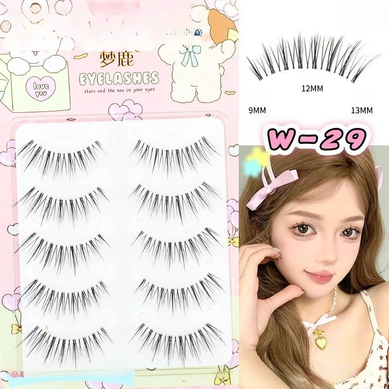 ドリームディアつけまつげ A タイプまつげアップグレードされたまつげ V 字型スパイクまつげ自然にソフトメイクまつげエクステンション