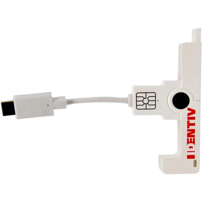 

USB Type C Smart Card Reader, SCR3500C Smartfold, Compact & Portable for ID1 Cards