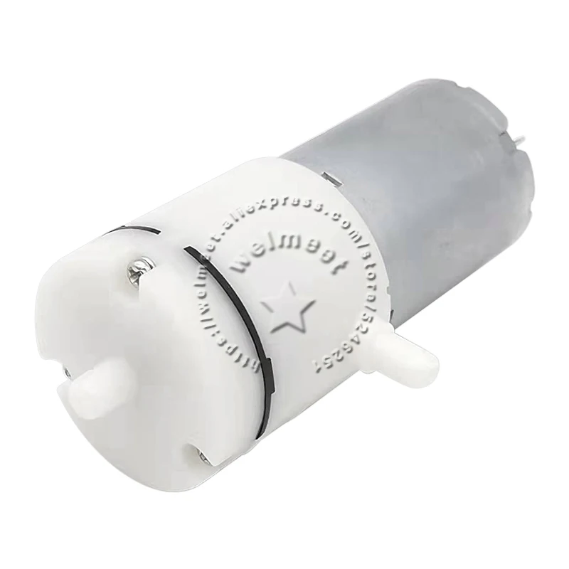 Bomba de aire de diafragma de vacío autocebante, Micro 370, eléctrica, extracción de presión negativa, DC3.7V/4,5 V/6V/7,4 V/9V/12V/24V #2