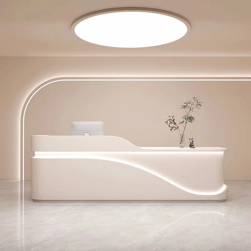 

Столы ресепшн с LED-подсветкой, выдвижные столы ресепшн для отелей, промышленные стеллажи, коммерческая мебель для магазинов (Mostrador De Tienda)