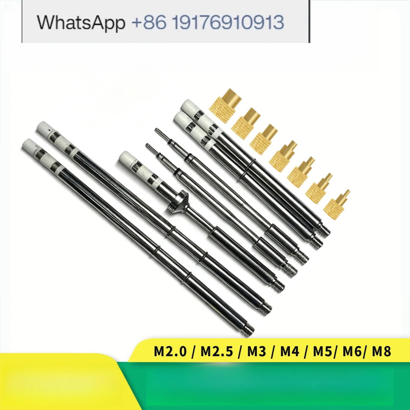2PCS  3D printer accessories T12/TS101/T65 soldering iron head C245 hot melt nut indenter welding head M4 implantation