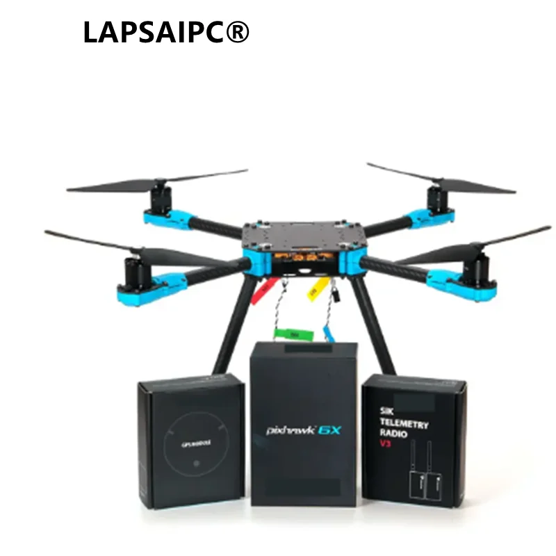 

Lapsaipc forHolyBro PX4 Development Kit X500 V2 ARF with Pixhawk 6C 6X Flight Controller M10 GPS Telemetry Radio 433MHZ / 915MHZ