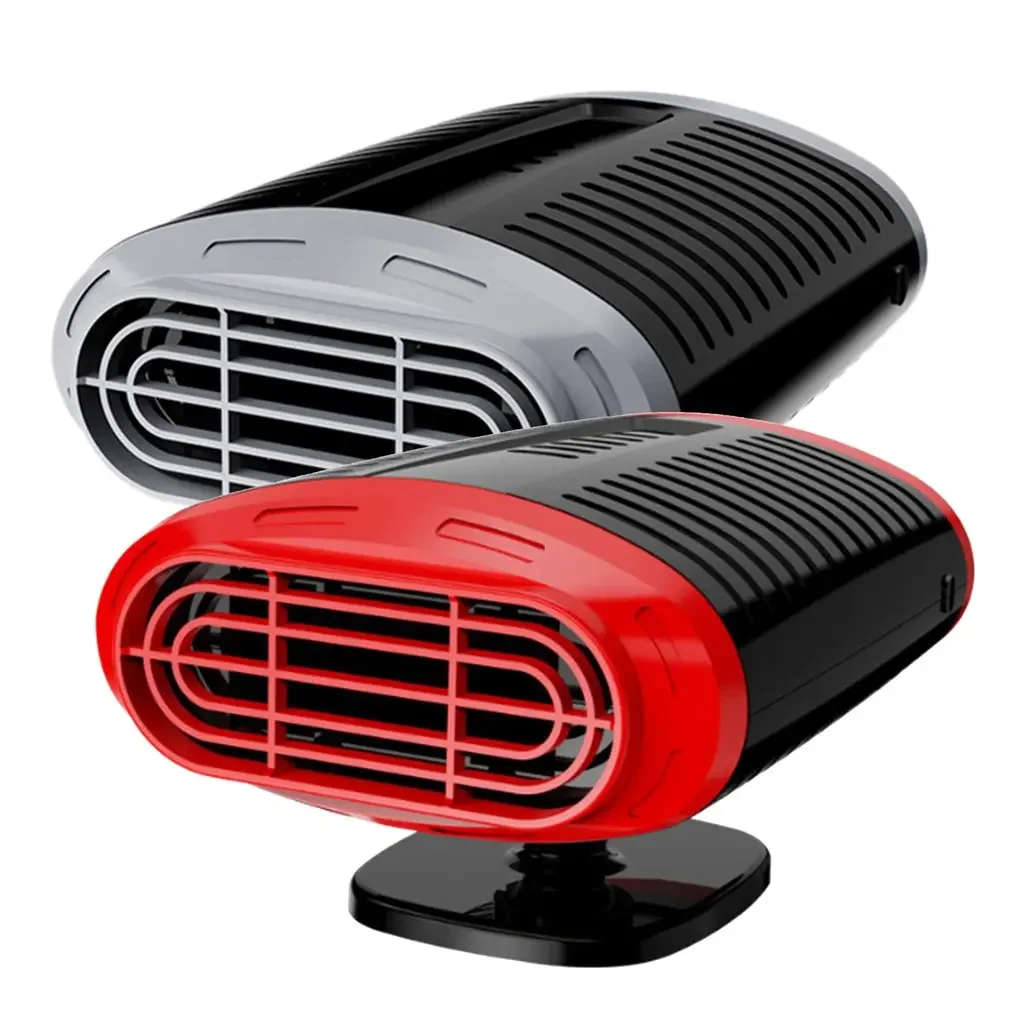 Calentador de coche Mini calentador eléctrico de 12 V - Ventilador ajustable, desempañador de nieve