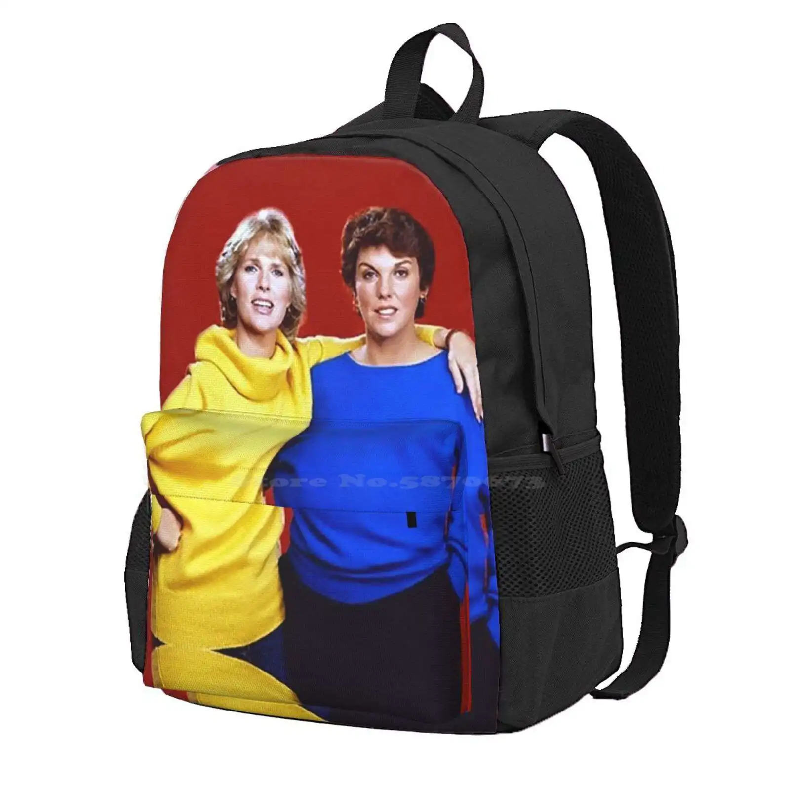 Cagney And Lacey Hot Sale Schoolbag Backpack Fashion Bags Cagney Lacey Tv Cop Retro Kitsch Cult