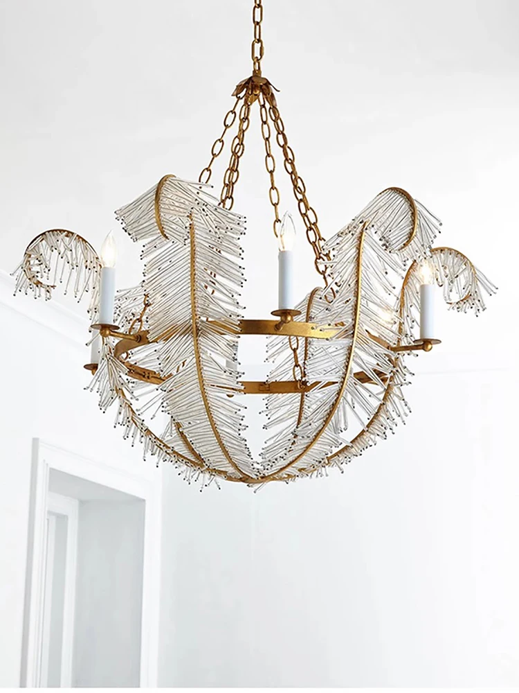 

Ретро-арт, винтажные серебряные латунные подвесные светильники, классическая столовая, вилла, американские дизайнерские лампы, потолочные светильники, роскошный декор, коттедж