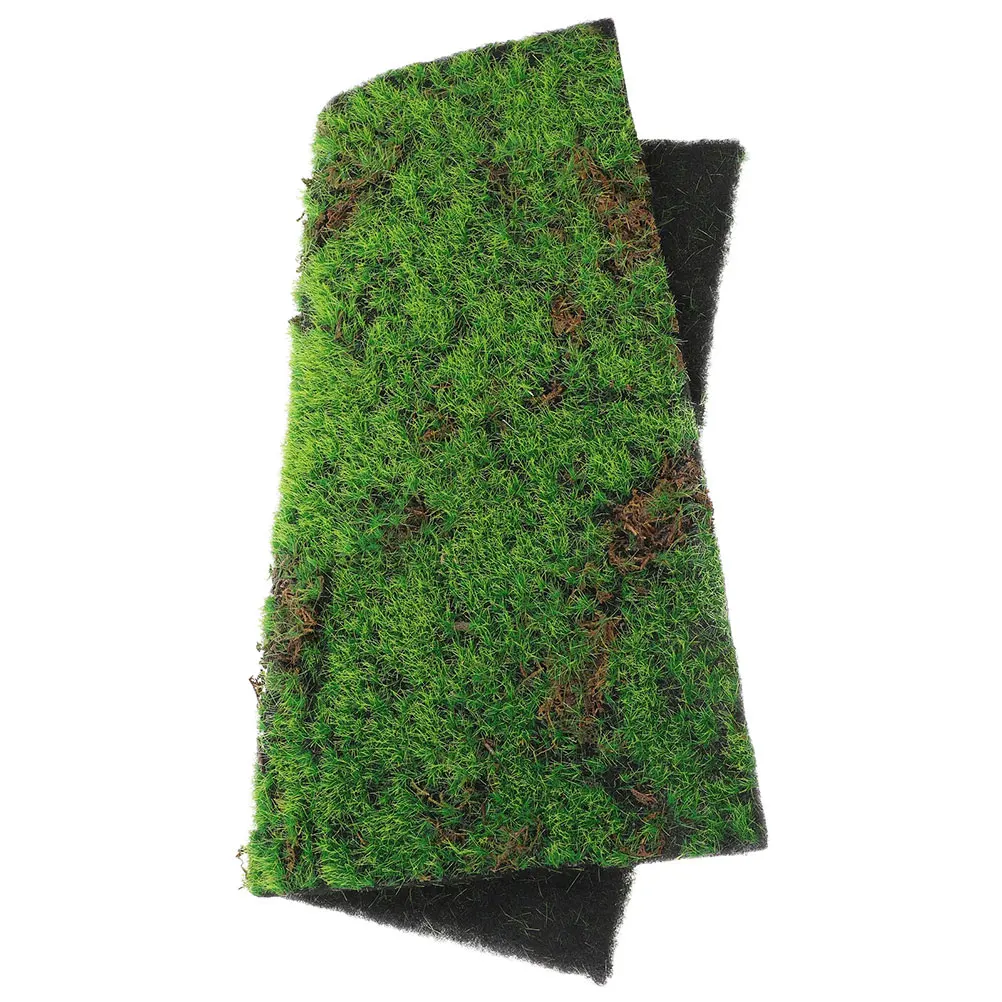 

Simulated Moss Lawn Artificial Grass Tiles 30x30cm Faux Turf Squares Fake Grass Mat Durable Realistic Balcony