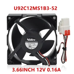 U92C12MS1B3-52 NIDEC Cooling fan  for Samsung Refrigerator Fridge DA81-06013A 12V 0.16A Parts