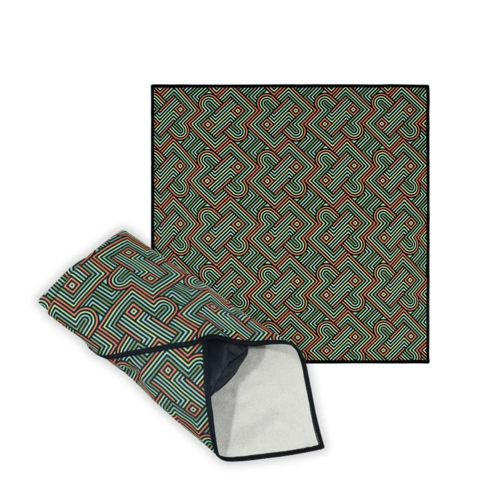 50*50cm Lens Protector Cloth Self-adhesive Folding Camera Protection Wrap Square Hundred Patch Cloth Cosmetic Storage Bag