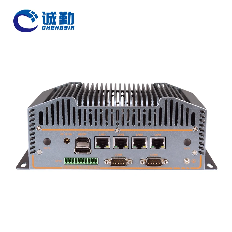 OEM 4 *2.5G LAN 6Com N100 임베디드 컴퓨터 케이스 DDR5 12세대 N95 N200 N305 IOT 방화벽 X86 산업용 팬리스 미니 PC 썸네일 4