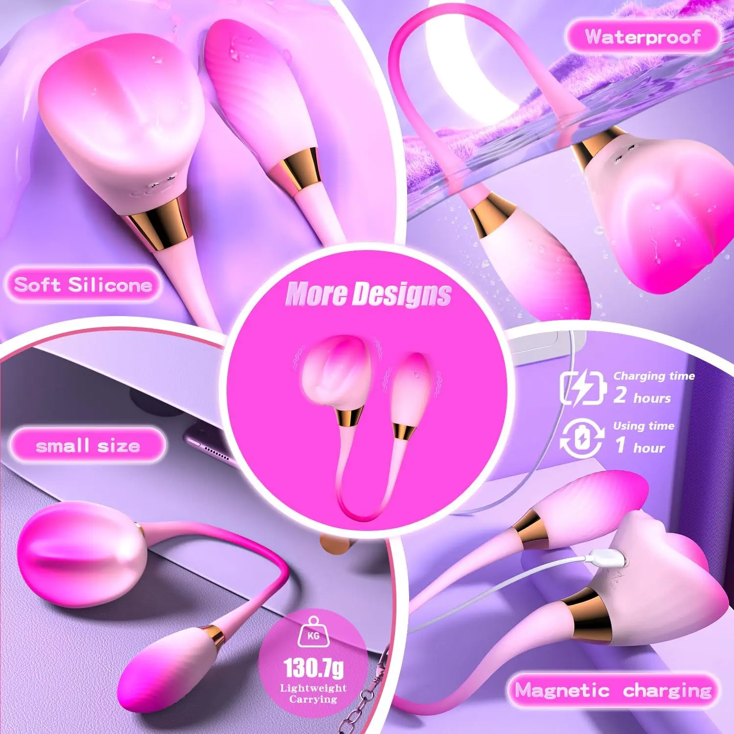 Bullet Vibrator Sex Toys para Mulheres, 10 Vibradores, 10 Clitorianos, Modos de Estimulação do Ponto G, Brinquedos adultos