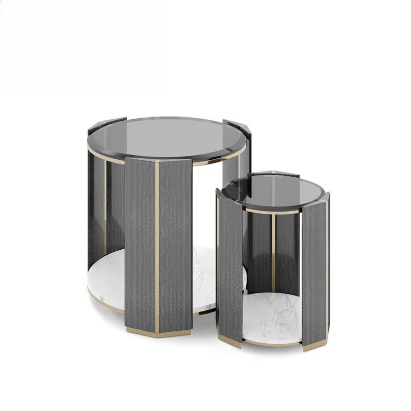 Creatieve lage theetafel