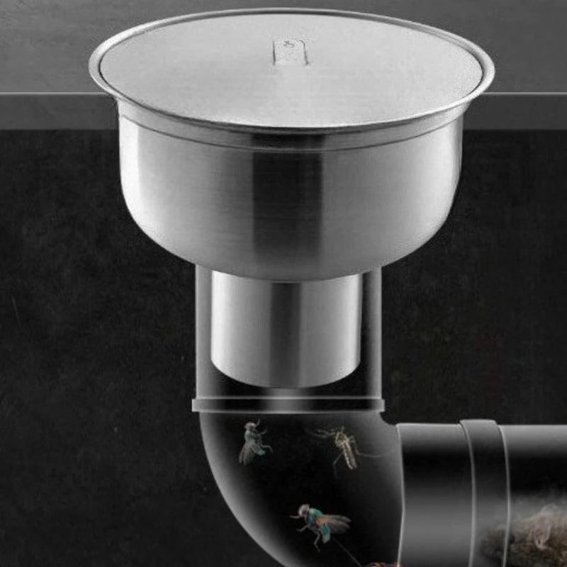 304 stainless steel clean floor drain, food and pharmaceutical factory workshop hygiene circular odor proof floor drain