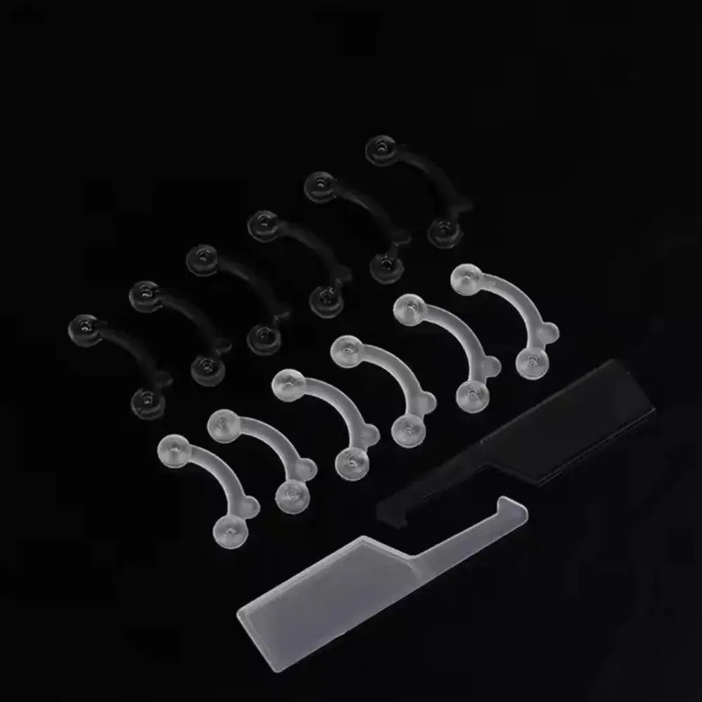 Lisseur de nez Invisible en acrylique, 3 tailles, sans douleur, pont Nasal doux, pour adultes et adolescents, outils de beauté