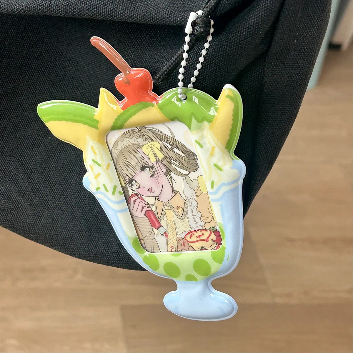 Ice Cream Cup Kpop Photo Card Holder 3 Inch ID Card Protective