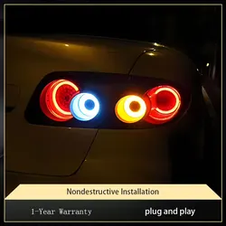 Car Lights for Mazda 6 Mazda6 2003-2015 Taillights Light Guide LED DRL Tail Lamp Modified Turn Signal Auto Accessories