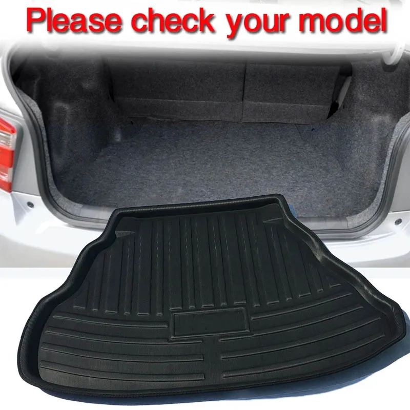 EVA Material for Honda City 2008~2014 2009 2010 Car Trunk Mats Rear Boot Cargo Liner Waterproof Carpet Storage Pads Accessories