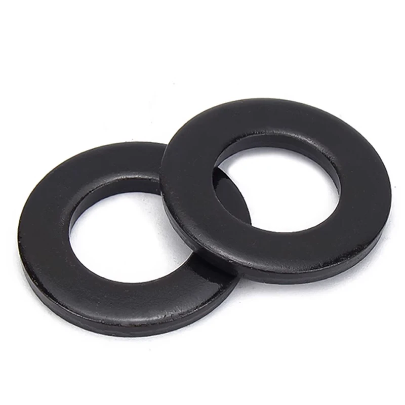 Weiyi M1.6 M2 M3 M5 M6 M8 M10 M12 M14 M16 SUS304 A2 Stainless Steel Shims Thin Flat Washers Gasket Meson Black Zinc Plated