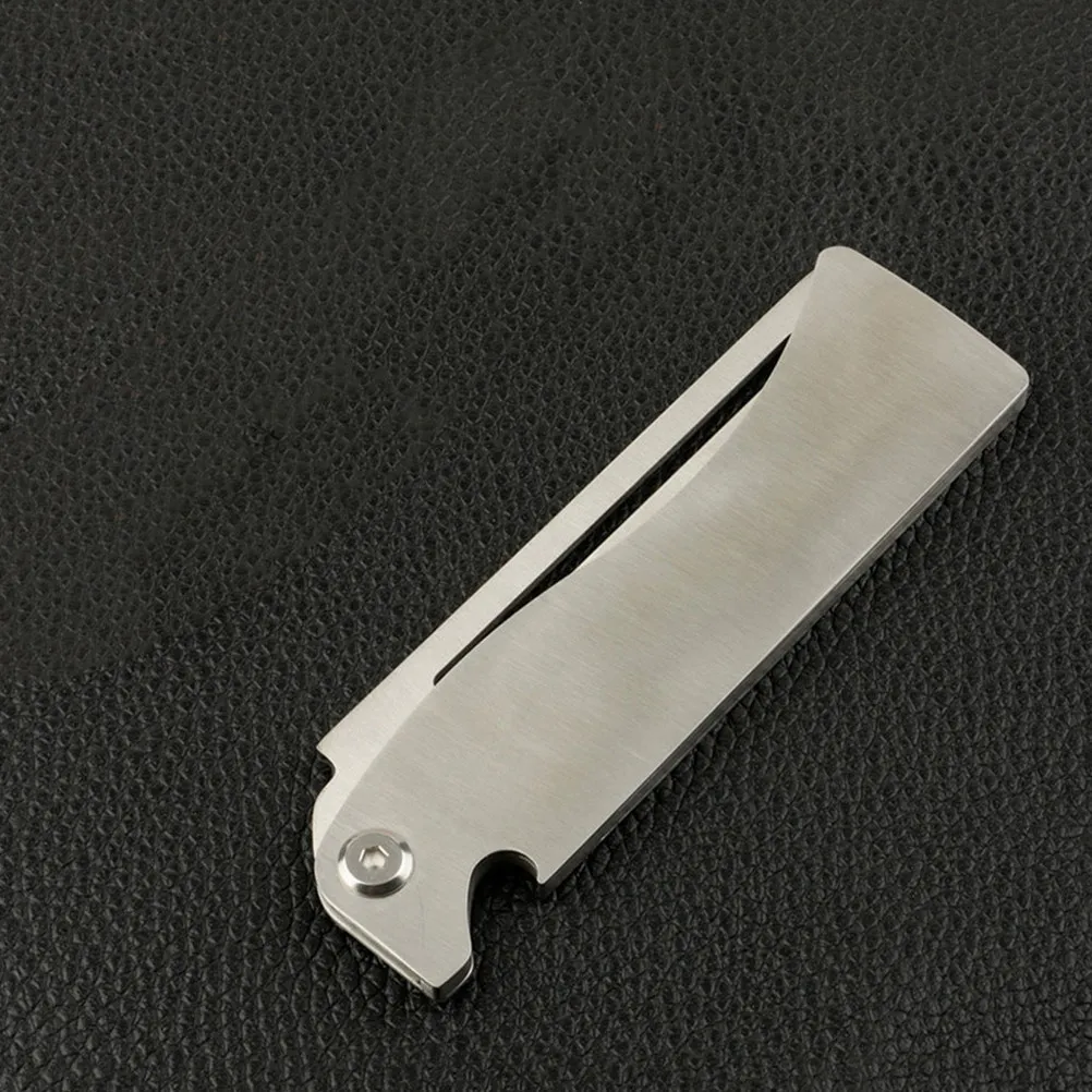 Stainless Steel Folding Pocket Beard Comb for Men Grooming Mustache Styling Portable Travel Anti-Static Metal Comb Silver L