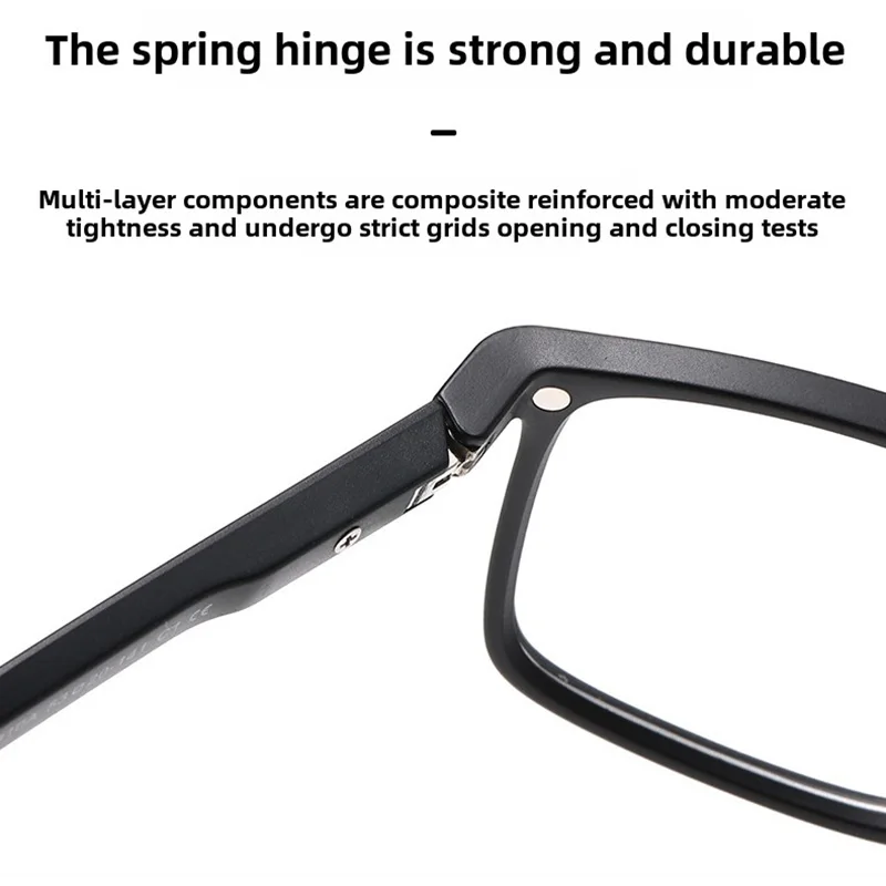 6 in 1 TR Legs Optical Spectacle Big Frame Men Women With 5 Clip On Sunglasses Polarized Magnetic Glasses Eyeglasses Can Custom