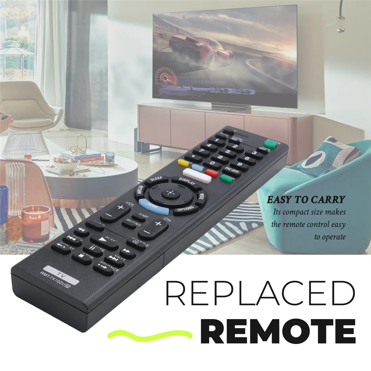 Пульт дистанционного управления BISMZ Smart TV для Sony Rmt-Tx102U для Rmt-Tx100D Rmt-Tx101J Rmt-Tx101D Rmt-Tx100E Rmt-Tx101E Rmt-Tx200