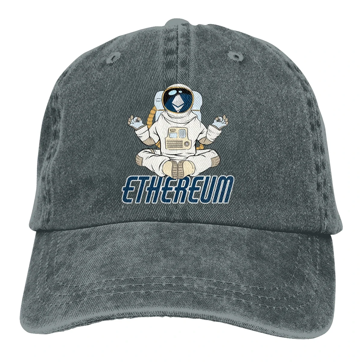 Summer Cap Sun Visor Zen Moon Hip Hop Caps Ethereum Crypto Miners Cowboy Hat Peaked Hats