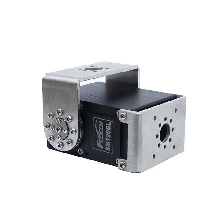 Servomotor RSBL120-24, 120kg.cm, alta precisión y alto par, caja de aleación de aluminio, con 360 programable °   Codificador magnético