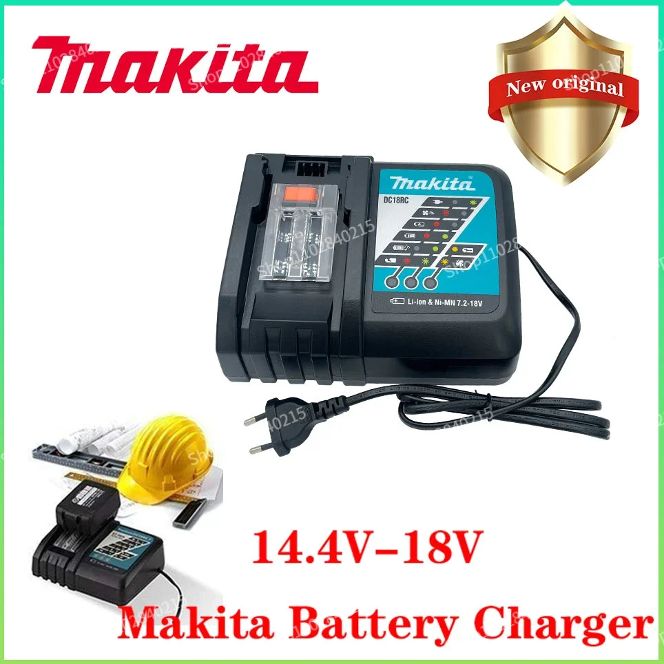 

Makita100% Original DC18RC Battery Charger Makita 3A 6A 14.4V 18V Bl1830 Bl1430 BL1890 BL1860 Tool Power Charger Usb 18VRC