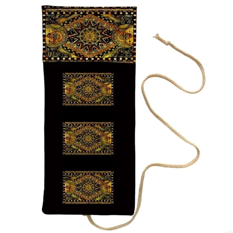 Multipurpose Divination Pouches With Colorfast Pattern Light weight Easy Clean Foldable For Spiritual Accessory 